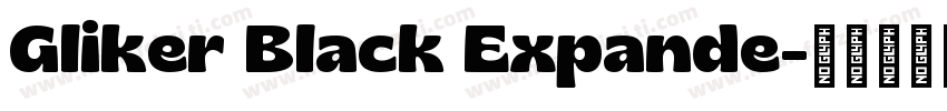 Gliker Black Expande字体转换